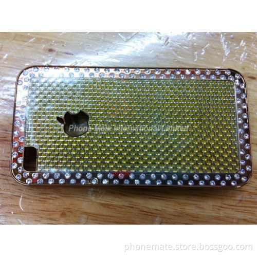 Iphone protection back case with rhinestone, rhinestone case for iphone
